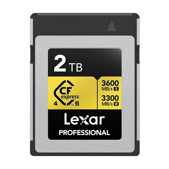 Lexar 2TB Professional GOLD CFexpress 4.0 Type B Memory Card