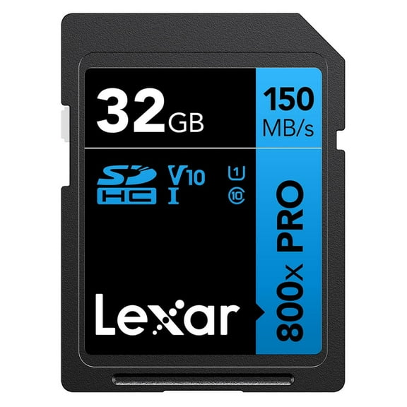 Lexar Lexar High-Performance 800x 32GB SDHC/SDXC UHS-I Card (BLUE Series)