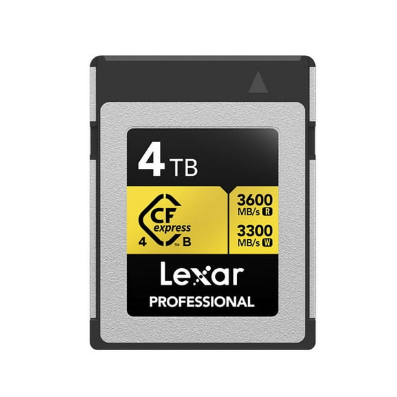 Lexar 4TB Professional GOLD CFexpress 4.0 Type B Memory Card (EOL)