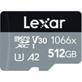thumbnail image 1 of Lexar Media 275157 Lexar Flash Memory Lms1066512g-bnanu 512gb Prof 1066x Microsdxc W Sd Adapter, 1 of 5