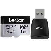 Lexar Professional SILVER PLUS UHS-I V30 microSDXC Card with SD Adapter