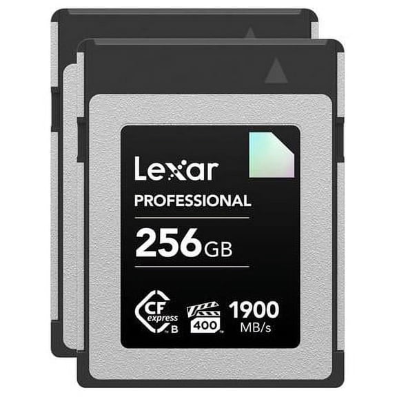 Lexar Diamond Series Professional 256GB CFexpress Type-B Memory Card, 2-Pack