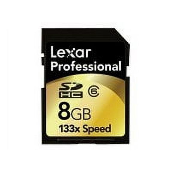 Lexar Professional - Flash memory card - 8 GB - Class 10 - 133x - SDHC