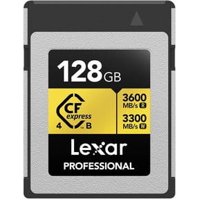 Lexar Professional GOLD 128GB CFexpress 4.0 Type B Card