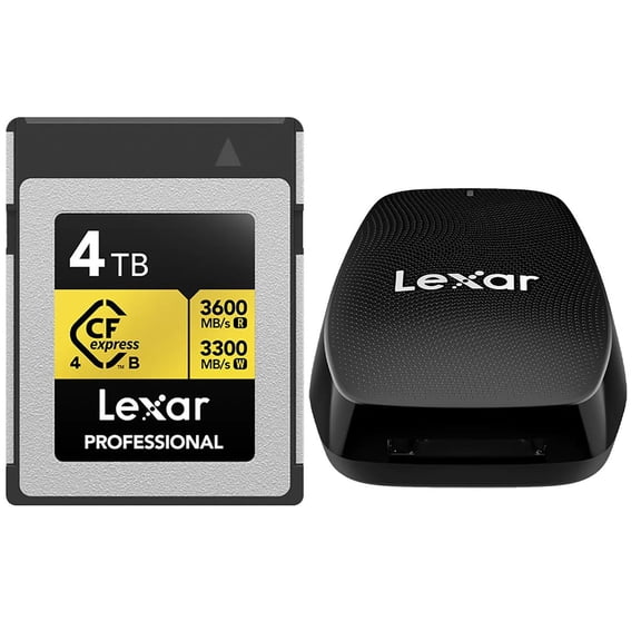 Lexar Professional GOLD CFexpress 4.0 Type B card 4TB Package