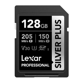 Lexar Professional SILVER PLUS SDXC UHS-I Card (128 GB), LSDSIPL128G-BNNNU