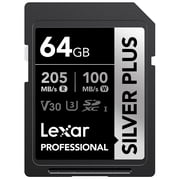 Lexar Professional SILVER PLUS SDXC UHS-I Card, 64 GB