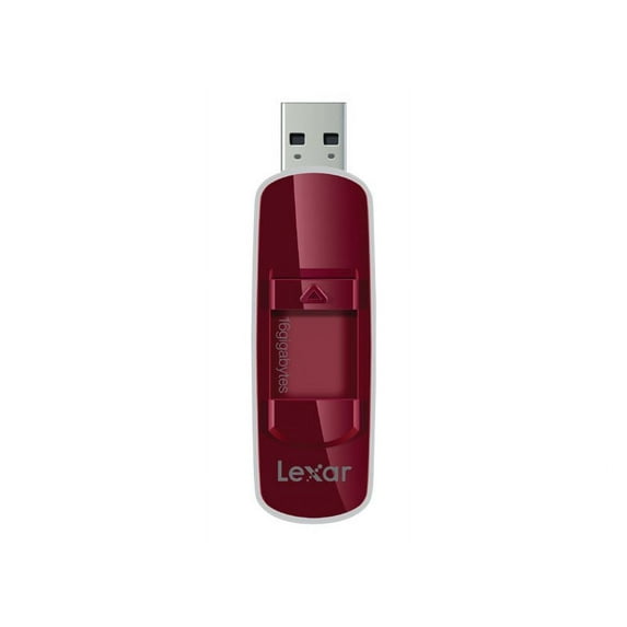Lexar S70 16GB JumpDrive Flash Drive - Retractable Connector, Gray - LJDS70-16GASBNA