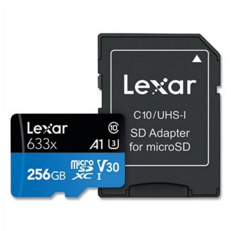 microSDXC Memory Card, UHS-I U1 Class 10, 256 GB microSDXC Memory Card, UHS-I U1 Class 10, 256 GB