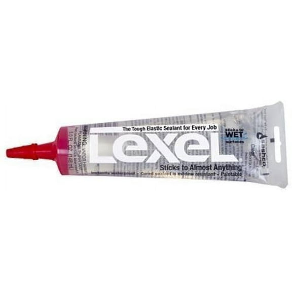 Lexel Weatherproofing Caulk, Clear, 4-Pack