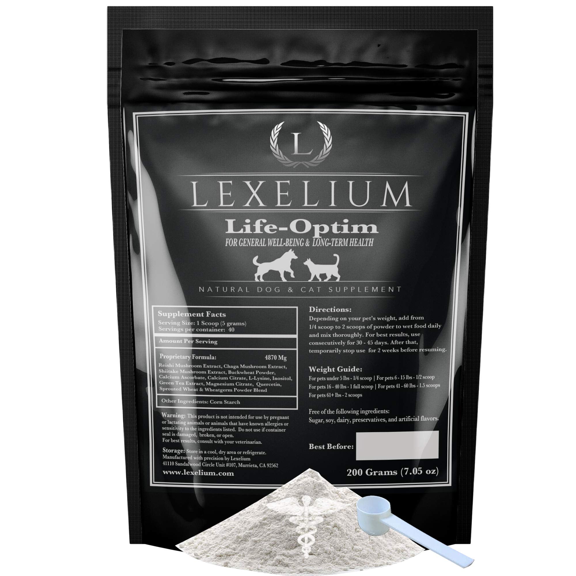 Lexelium LifeOptim Terminal Illness AIF4 Support Blend for Dogs and