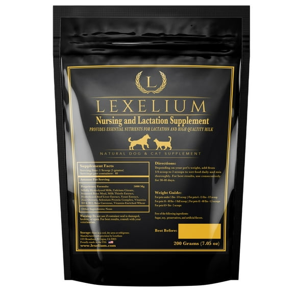 Lexelium Nursing and Lactation Supplement for Dogs and Cats