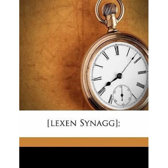 [Lexen Synagg]; Paperback
