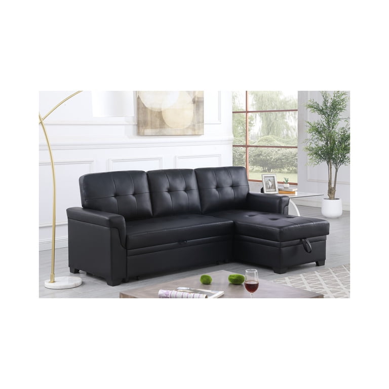 Leather Sleeper Sofa With Chaise | Cabinets Matttroy