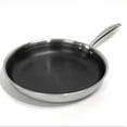 thumbnail image 1 of Lexi Home 10 inch Diamond Tri-Ply Non Stick Frying Pan Stainless Steel Cookware, 1 of 7
