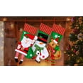 thumbnail image 1 of Lexi Home 15” 3 Pc Set Christmas Stocking - Black Star Tree, 1 of 2