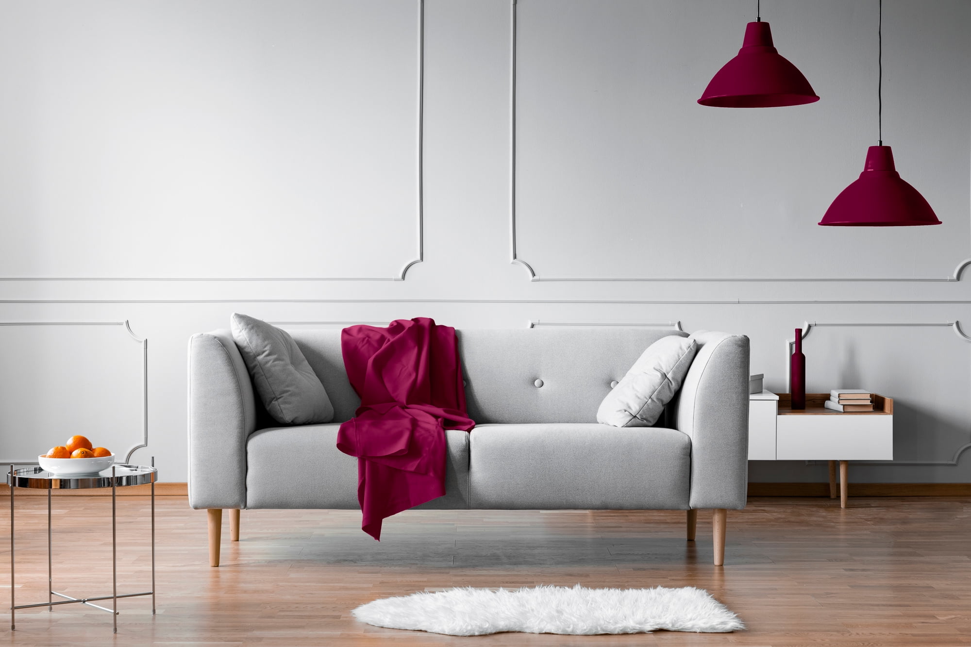 Lexi Home 50” x 60” Soft Fleece Throw Blanket Orchid Purple