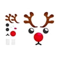 thumbnail image 1 of Lexi Home Christmas Door or Window Decals - Reindeer, 1 of 1