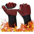 thumbnail image 1 of Lexi Home Heat Resistant BBQ Gloves with Silicone Protection, 1 of 6