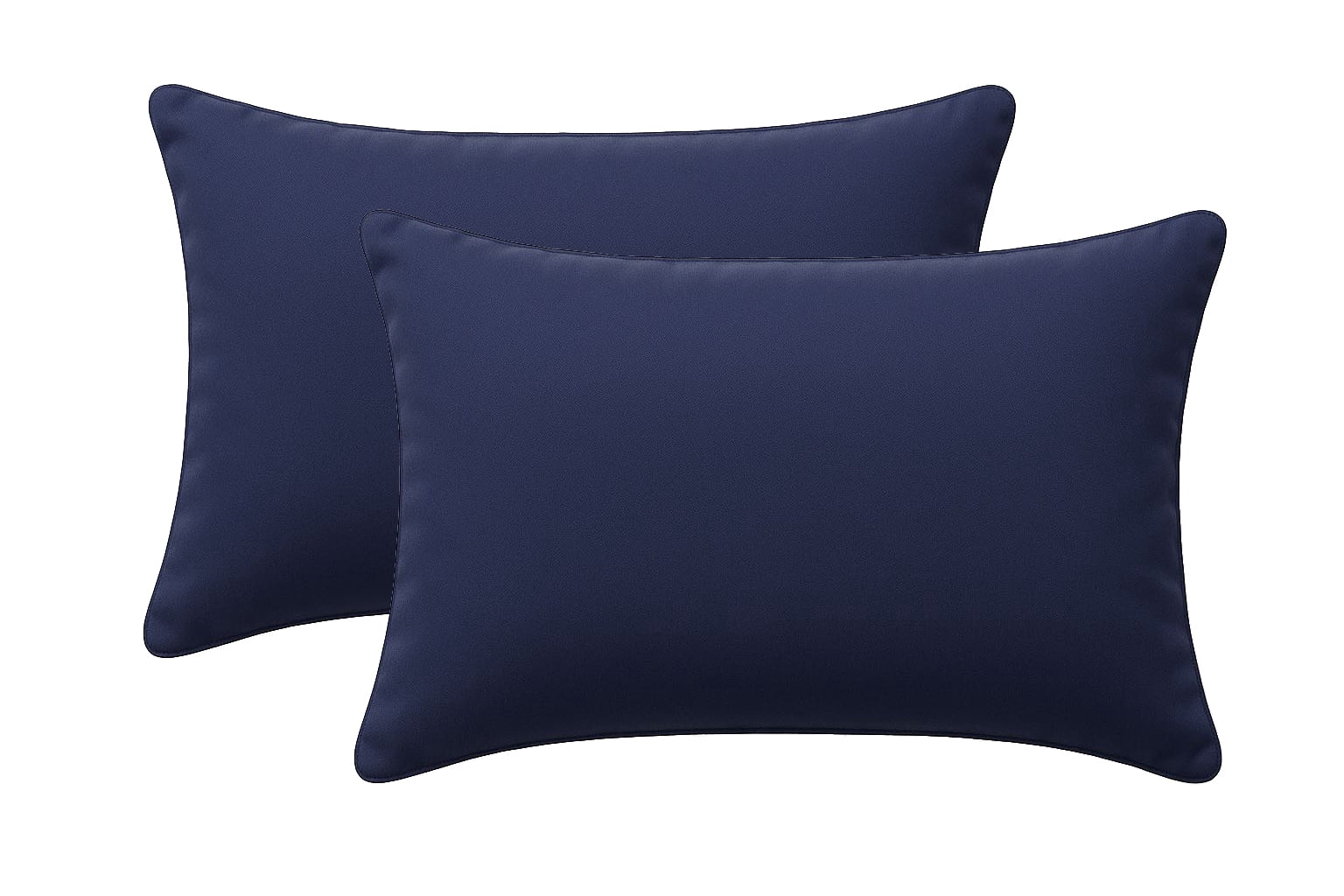Lexi Indigo Rectangular Outdoor Throw Pillow （Set of 2)