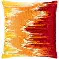 thumbnail image 1 of Lexi LXI-003 22"H x 22"W Square Pillow Cover Red/Ivory/Terracotta/Orange/Cream, 1 of 2