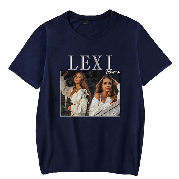 Lexi Rivera Short Sleeve T-shirts Fashion Women Man Tee Shirt Unisex Internet Celebrity Streetwear Hip Hop