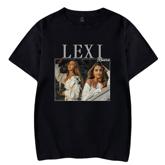 Lexi Rivera Short Sleeve T-shirts Fashion Women Man Tee Shirt Unisex Internet Celebrity Streetwear Hip Hop