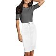 thumbnail image 1 of Lexi Women's Super Comfy Perfect Fit Stretch Denim Skirt, 1 of 3