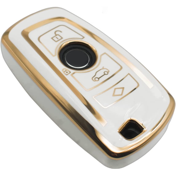 Lexiaoo Smart Remote Key Cover Key Fob Case Shell for Fit BMW 1 3 4 5 6 7 Series X3 X4 M5 M6 GT3 GT5 White