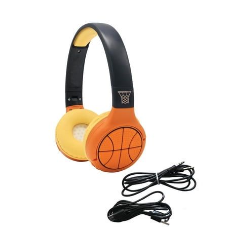 Lexibook Basketball 2-in-1 Bluetooth & Wired Headphones, Mic