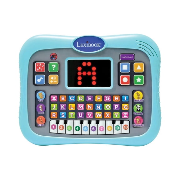 Lexibook Educational Tablet, EN/ES, Alphabet, Numbers & Piano
