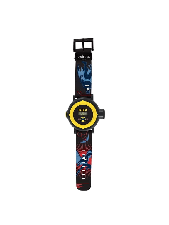 - Batman Adjustable projection watch digital screen - 20 images of Batman for Children - Black / Yellow - DMW050BAT