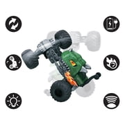 Lexibook Crosslander Dino RC Car, 10km/h, Gyroscope, Stunts, Lights