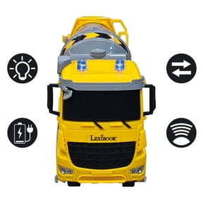 Lexibook Crosslander Pro RC Concrete Mixer, 360° Tank, Rechargeable
