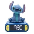 thumbnail image 1 of LEXiBOOK, Disney Stitch, Stitch Nightlight Alarm Clock, Sounds and Melodies, LCD Backlit Screen, Luminous, Snooze, Blue, RL800D, 1 of 6