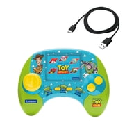Lexibook, Disney Toy Story, Power Console  Educational Handheld, Bilingual Talking Console, 100 Activities in English and Spanish, 2.8" Colour LCD Screen, Learning Games, Blue, JCG100TSi2