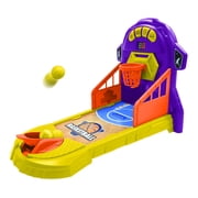 Lexibook, Electronic basketball game, Sound and light effects, Moving panel, 3 levels of difficulty, 1 to 4 players, Purple/yellow, JG910