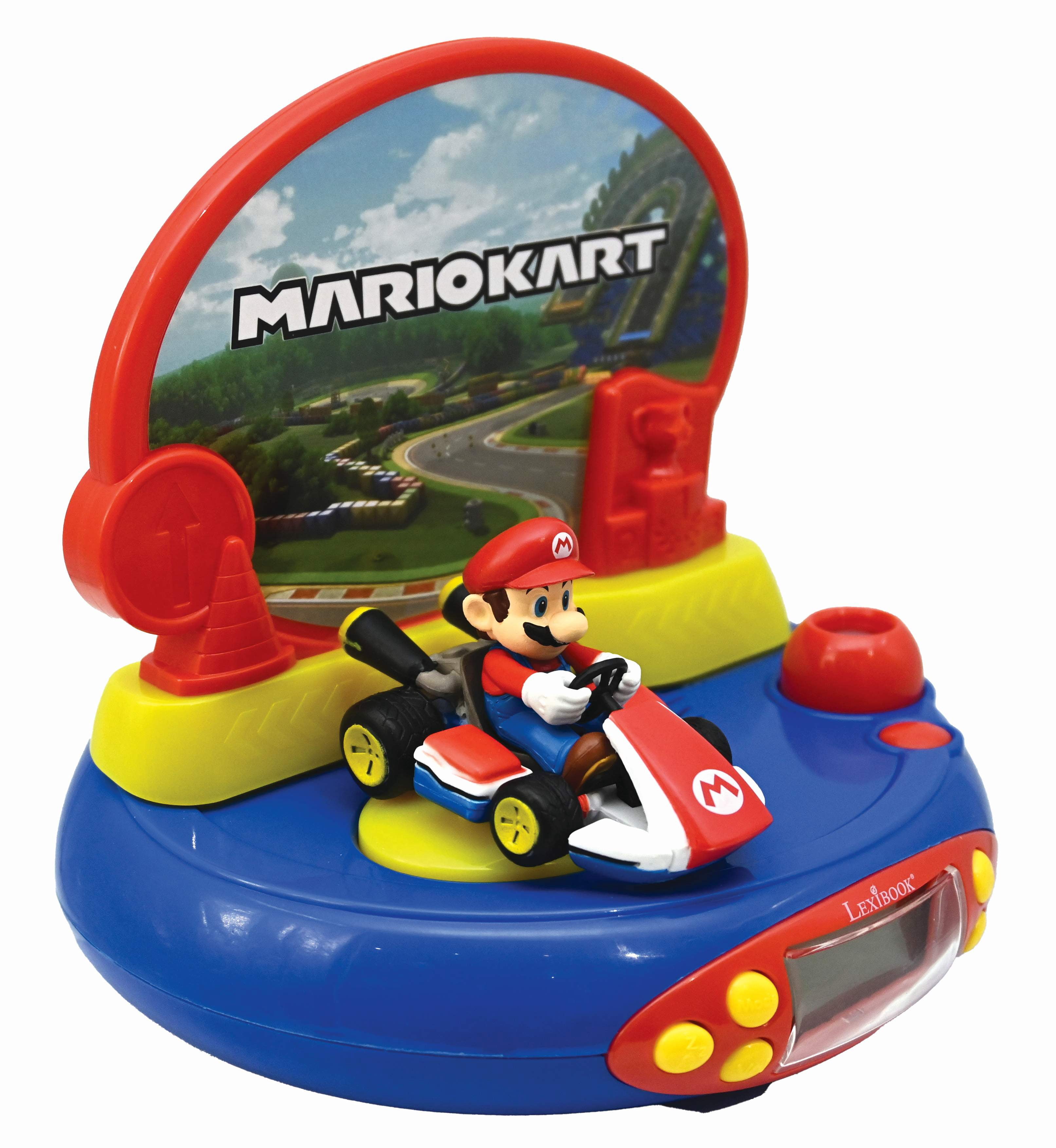 Lexibook, Mario Kart 3D Character Projector Clock with sounds - Walmart.com
