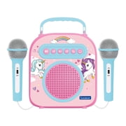 Lexibook My Secret Portable Karaoke with Mic, Carry-Case, Pink