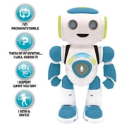 Lexibook - Powerman Jr. Smart Interactive Toy Robot that Reads in the Mind Toy for Kids Dancing Plays Music Animal Quiz STEM Programmable Remote Control Boy Robot Junior Green/Blue - ROB20EN