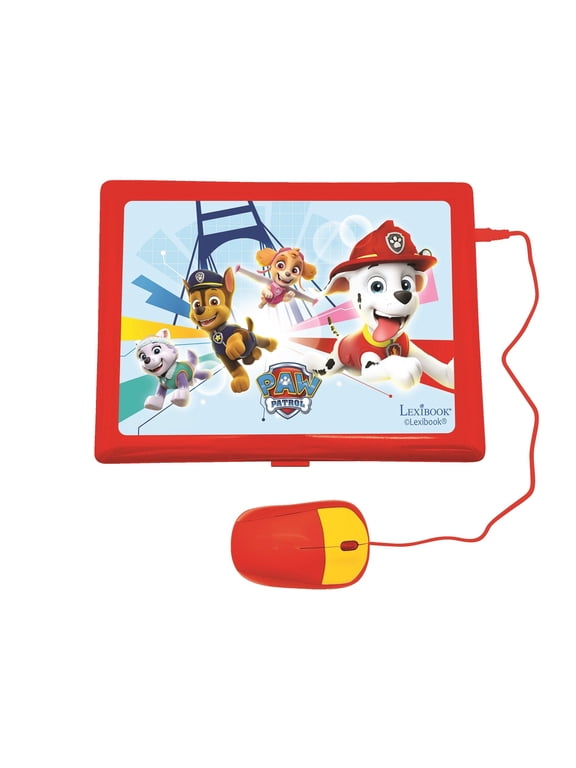 Paw Patrol Bilingual Laptop, ES/EN, 124 Acts, Blue/Red