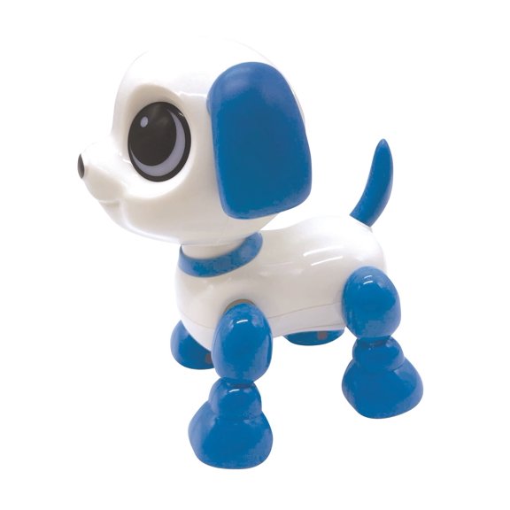 Power Puppy Mini - Dog robot with light and sound effects, hand clap command, voice repeat
