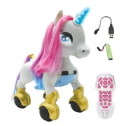 Lexibook Power Unicorn - My First Smart Unicorn to train, programmable with remote control, training and gesture control function, dance, music, light effects, rechargeable - UNI01