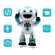 Lexibook - Powerman Advance - Remote control robot, interactive and educational toy for children, walks, dances, plays music, makes and tells stories, educational quizzes, STEM programmable - ROB28EN
