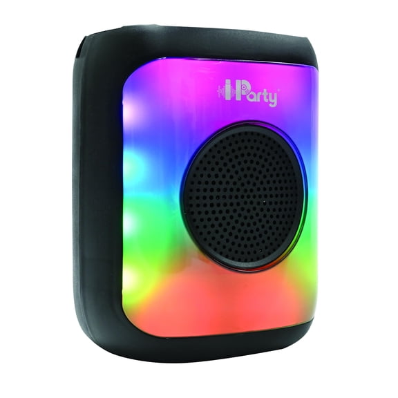 Lexibook iParty Portable Bluetooth Speaker, Mic & Multicolour Lights