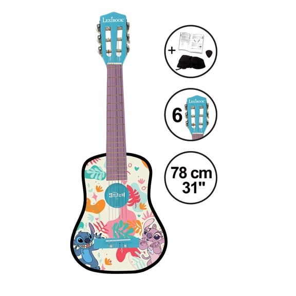 Stitch Acoustic Guitar in wood - 31"/78 cm
