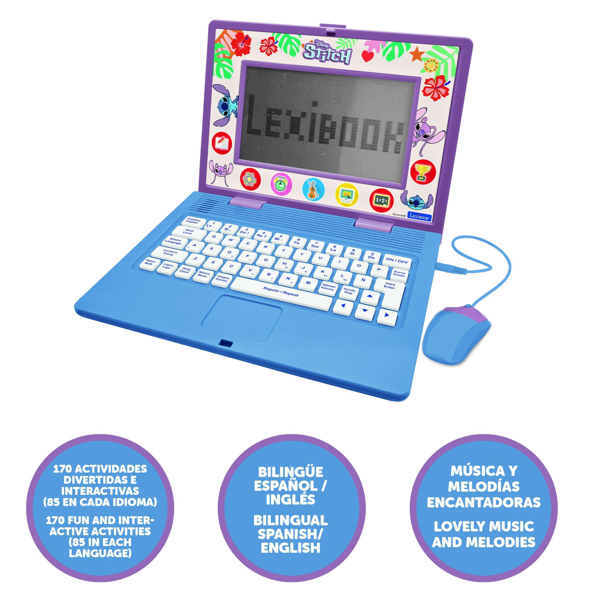 Stitch Bilingual Educational Laptop with 170 activities (EN/ES
