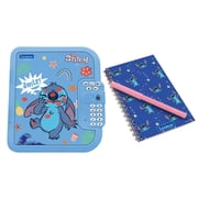Lexibook, Disney Stitch, Stitch Electronic Diary with Included Pen and Notebook, Interactive, Password-protected, Fun Features, Sound Effects, Blue