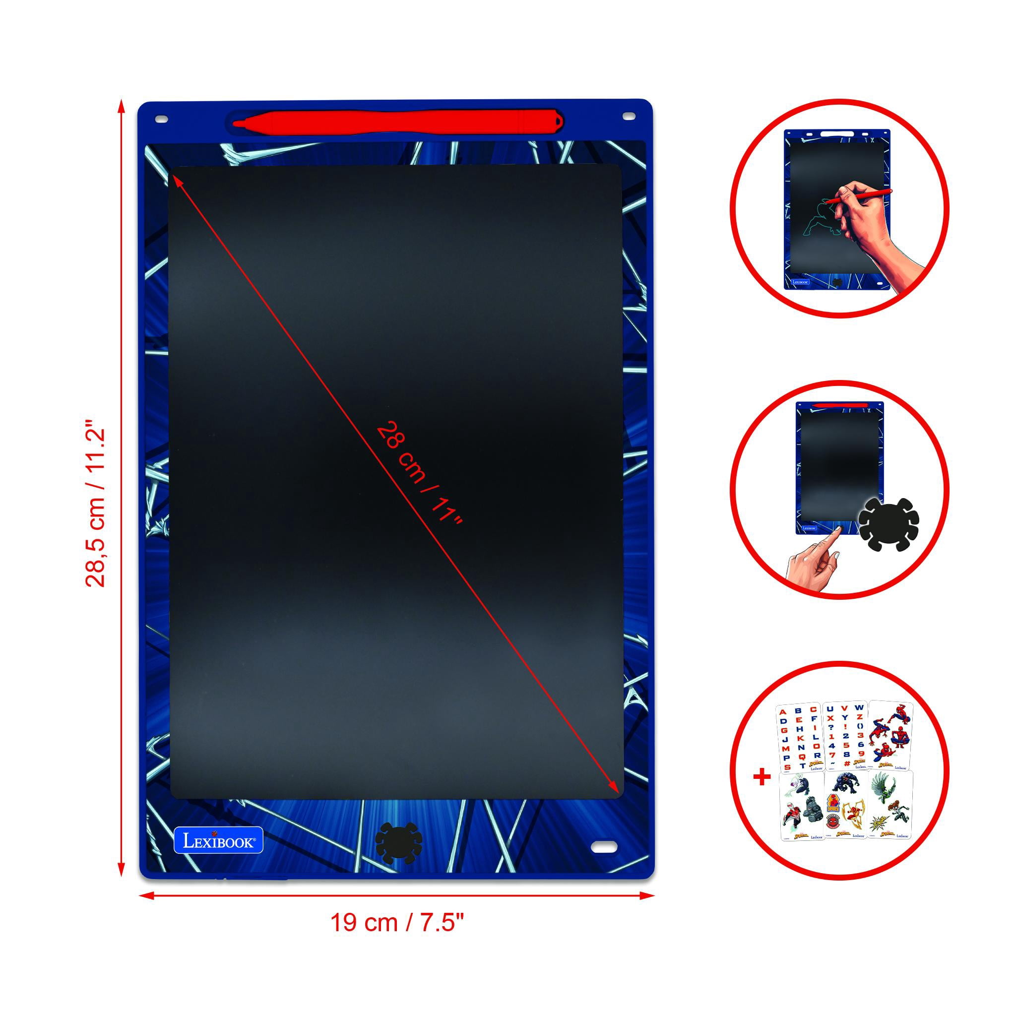 Lexibook Toy Story 11'' Learning E-Ink Drawing Tablet, Blue - Walmart.com