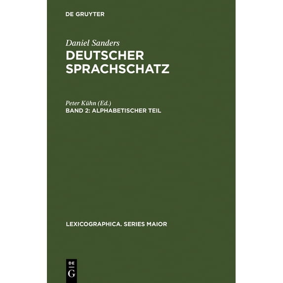 Lexicographica. Series Maior Alphabetischer Teil, Book 7, (Hardcover)